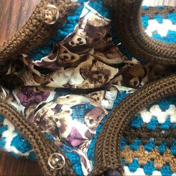 Vintage Crocheted Handbag - Picture 8 of 9